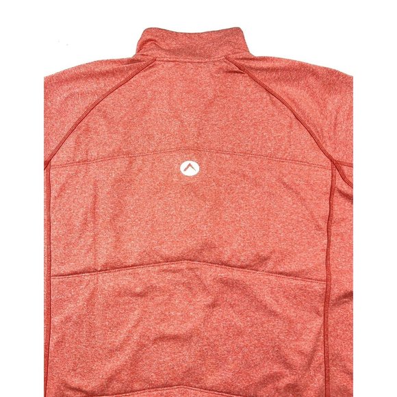 Oros Solarcore Half-Zip Insulated Jacket Mens XL Pullover Coral Orange - Picture 8 of 14